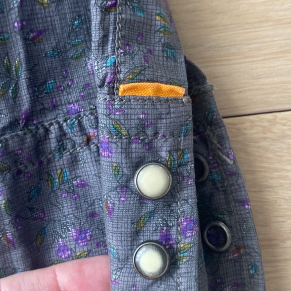 Men’s Hugo Boss Orange Western Style Floral Shirt Size Large - Picture 4 of 9